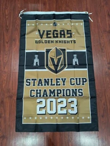Bandera 3x5 de los campeones de la Copa Stanley de los Golden Knights de las Vegas. ¡Vendedor de EE. UU.!!¡! - Imagen 1 de 3