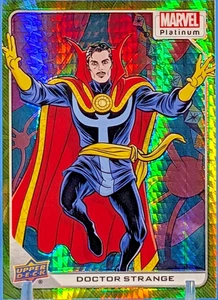 2023 Upper Deck Marvel Platinum Doctor Strange Yellow Spotlight #100 /399 Insert - Picture 1 of 2