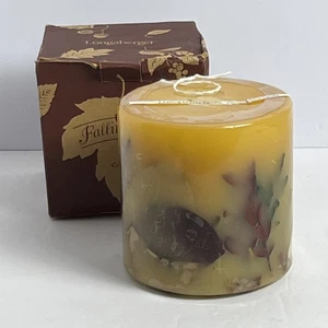 Vela de fragancia Longaberger Falling Leaves Orchard Park 4"x4 clavo de canela  - Imagen 1 de 6
