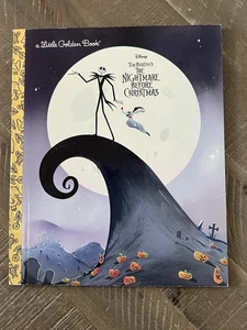 2021 Little Golden Book Disney Tim Burton's The Nightmare Before Christmas NEW - Picture 1 of 7
