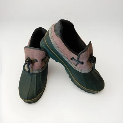 Botas de lluvia Bass talla 7M Benzy tobillo bajo pato Foto 1 de 4