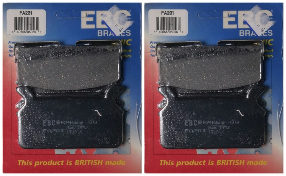Pastillas de freno orgánicas EBC FA201 (2 paquetes - suficientes para 2 rotores) Foto 1 de 1