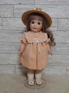 Muñeca de porcelana antigua reproducción alemana ojo googly tipo JDK Kestner de 11" - Imagen 1 de 19