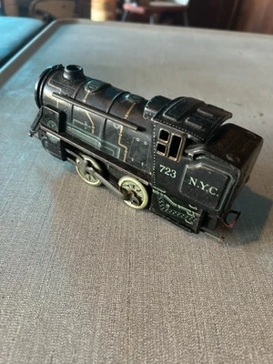 Japan NYC 723 Tin Litho Steam Locomotive & Tender Set – Postwar O Gauge - Image 1 of 4