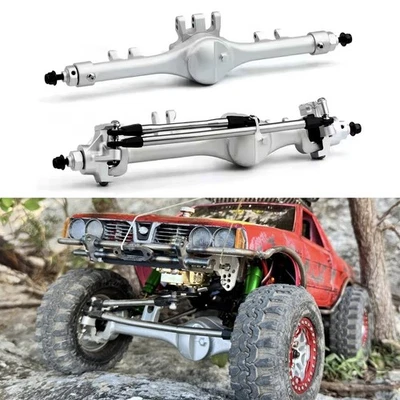 F10T Aluminum Front Rear Axle w/ AR44 Gear for VS4-10 SCX10 II Leaf Chassis Rigs - Image 1 of 4