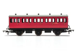 Hornby R40078A OO Gauge 6 Wheeled 3rd Class Coach BR Crimson E31085 - Picture 1 of 1