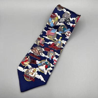 Corbata artística nariz Segunda Guerra Mundial de Sporty's Pilot Shop! ¡Diseños retro coloridos! Foto 1 de 2