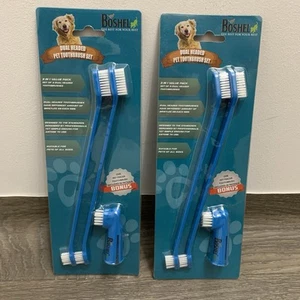 2 Packages 3 Pc Dog Toothbrush Kit - Picture 1 of 3