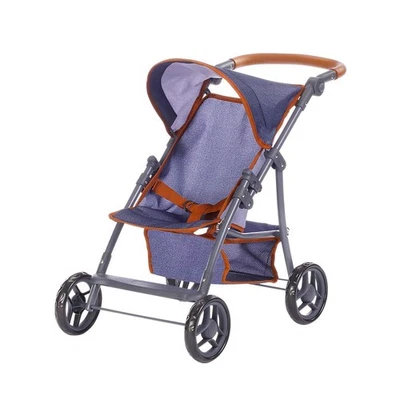 Knorrtoys Puppenbuggy Liba Dark Blue 54x35x44cm mit Anschnallgurt NEU - Bild 1 von 4