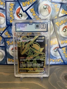 Rayquaza VMAX 320 Rapid Strike CGA 9 Graded Pokémon Card - Picture 1 of 2