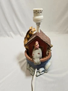 1993 Noah's Ark Vintage Children's Bedroom Lamp Excellent Condition - Picture 1 of 13