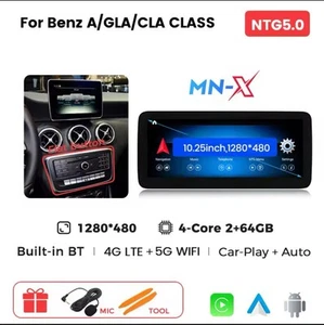 Autoradio Android Mercedes 5.0 Clase A W176 GLA X156 CLA C117 2G+64GB CarPlay. - Imagen 1 de 9