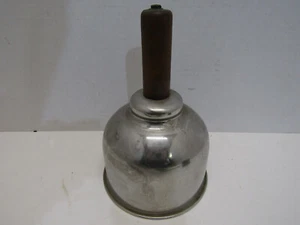 Vintage Antique Large School Bell with Wooden Handle BELL - Picture 1 of 3