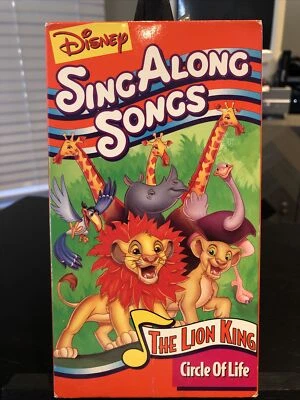 Disneys Sing Along Songs The Lion King: Circle of Life (VHS, 1994) RARE, Music - Image 1 of 4