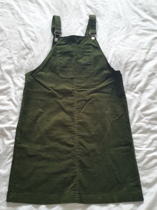 tu green pinafore dress