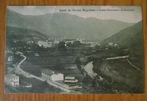 Card Perosa Argentina Panorama 1924 Viaggiata Farthing Subalpina - Picture 1 of 1