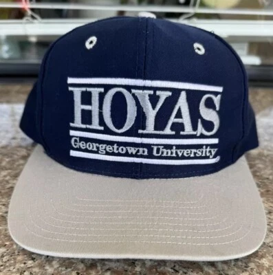 Gorra/Gorra Vintage Georgetown Hoyas The Game Snapback Azul Marino Gris Bill Foto 1 de 4