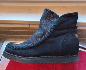Süße Kunstfellstiefelchen*WRANGLER*Gr. 40*schwarz*wie neu*MOU* - Bild 1 von 9