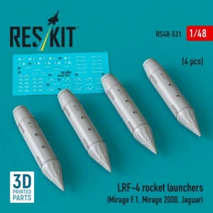 Lanzacohetes LRF-4 (4 piezas) (Mirage F.1, Mirage 2000, Jaguar) 1:48 RS48-0531 - Imagen 1 de 3