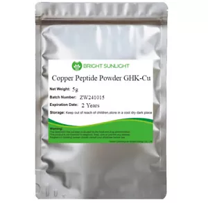 99% polvo de péptido de cobre puro GHK-Cu 5 g - Imagen 1 de 2