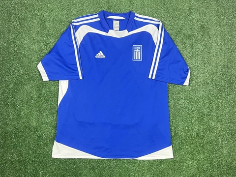 Adidas Greece National Team 2004-06 Home Football Shirt Soccer Jersey Kit XL Cover