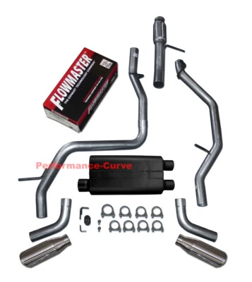 Chevrolet Tahoe GMC Yukon 2009-2014 kit de escape doble con Flowmaster serie 50 Foto 1 de 2