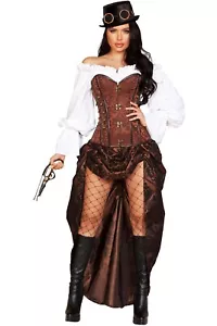 Disfraz Roma - 6 Piezas Maquinaria Steampunk Disfraz Juegos con disfraces Talla M - Falta pieza - Imagen 1 de 4