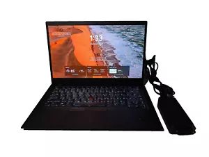 WQHD GLOSSY 500NITS☆LENOVO X1 CARBON 6TH GEN/i7-8650/16GB RAM/512GB NVME/BACKLIT - Picture 1 of 17