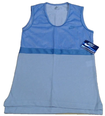 Camiseta sin mangas Nike de colección años 80 para mujer M camisa sin mangas nueva con etiquetas lavanda, azul entrenamiento para correr Foto 1 de 4