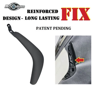 UPGRADED For 98-03 MB CLK320 CLK430 Left Driver DOOR HANDLE PULLER & COVER BLACK - Picture 1 of 10