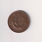 George Vi Halfpenny, 1951 High  Grade Coin.cc562