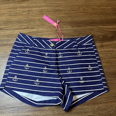 Macbeth коллекции Маргарет Джозефс темно-синий/белый морской шорты размер маленький новый - Изображение 1 из 4