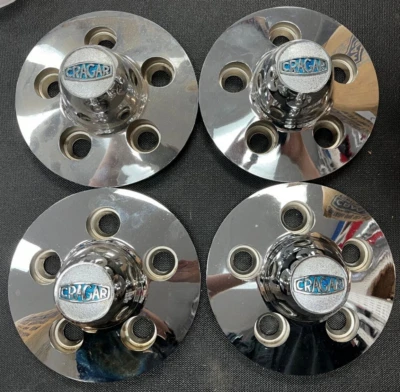 Tapacubos Cragar (juego de 4) para Ford de fábrica 14" 5x4,5 patrón de pernos, #14-29141 Foto 1 de 4