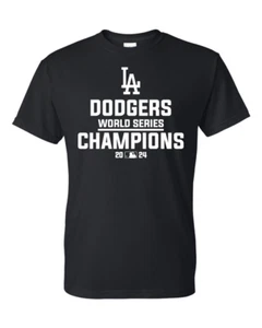 Los Angles Dodgers 2024 World Series Champions T-Shirt - S-5XL & Youth Kids - Picture 1 of 27