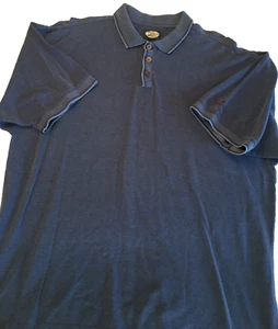 POLO VINTAGE TOMMY BAHAMA UOMO XL BLU MAGLIA COTONE MANICA CORTA 51"x31" - Foto 1 di 14