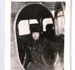 USA Polar *BYRD ANTARCTIC EXPEDITION* Portrait RP Card 1934 Signed Captain PH7 - Picture 1 of 12