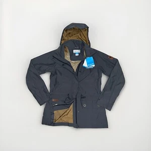 Columbia Women's Remoteness Omi-Tech Waterproof Rain Jacket Removable Hood Small - Picture 1 of 8