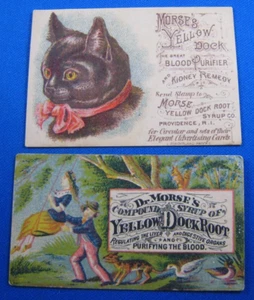 TARJETAS DE COMERCIO FARMACÉUTICAS DE COLECCIÓN - 1880 - MORSE'S (p1) - Imagen 1 de 2