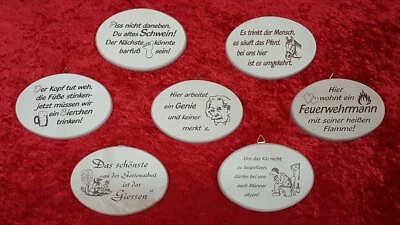 Spruchschild oval Holz Wandbild Holzschild Familie originelle Geschenkidee - Bild 1 von 2