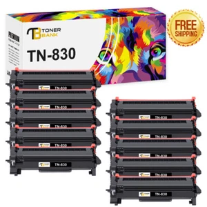 TN830 Toner Cartridge for Brother DCP-L2640DW HL-L2420DW MFC-L2820DW LOT TN830XL - Afbeelding 1 van 10