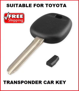 Transponder Car Key Suitable for Toyota Yaris 10/2005 - 11/2011 TOY43- 4D - Picture 1 of 7
