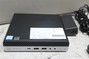 HP ProDesk 600 G3 DM Mini Desktop i5-7500T 2.7GHz 8GB RAM 256GB SSD WiFi Win 10 - Picture 1 of 11