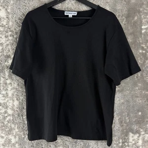 Southern Lady Size L Minimalist Causal Top Short Sleeve Stretch Cotton - Picture 1 of 7