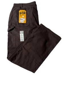 Carhartt Women's Rugged Flex Loose Fit Canvas Size 18 Work Pant Brown NWT - Picture 1 of 10