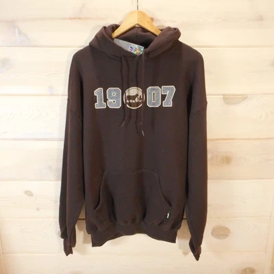 Blue Bell Ice Cream Size XL Hoodie Sweatshirt Logo Brown NWT Russell Embroidered - Image 1 of 4