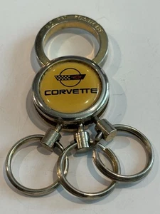 COOL🇺🇸VINTAGE”CHEVROLET” CORVETTE KEYCHAIN/KEYRING/KEYFOB👀LQQK👀 - Picture 1 of 3