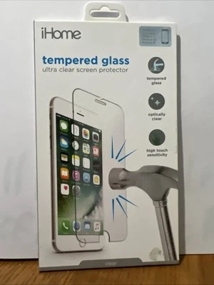 NUEVO iHome Apple iPhone Protector de Pantalla de Vidrio Templado: iPhone 7, 6, 6s Foto 1 de 2