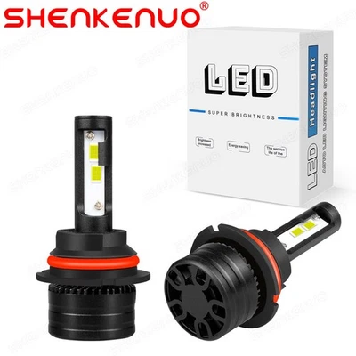 Kit de faros LED 9007 6000K blancos para CHRYSLER Sebring convertible 1996-2006 Foto 1 de 4