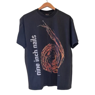 Vintage Nine Inch Nails Further Down The Spiral Album 1994 T-Shirt REPRINT XL - Image 1 of 4
