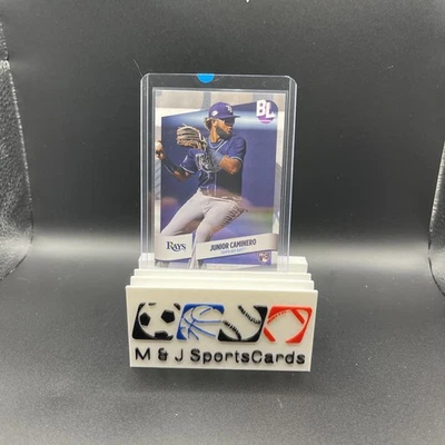 2024 Topps Big League Rookie Card Junior Caminero #126 Tampa Bay Rays RC - Image 1 of 2